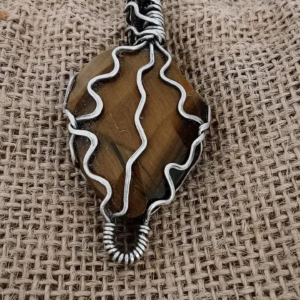 Large Tiger Eye Pendant