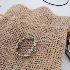 Woven Silver Ring